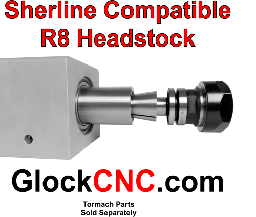 Sherline & Taig Compatible R8 Mill -  Commercial Duty Universal Headstock GB3535-R8