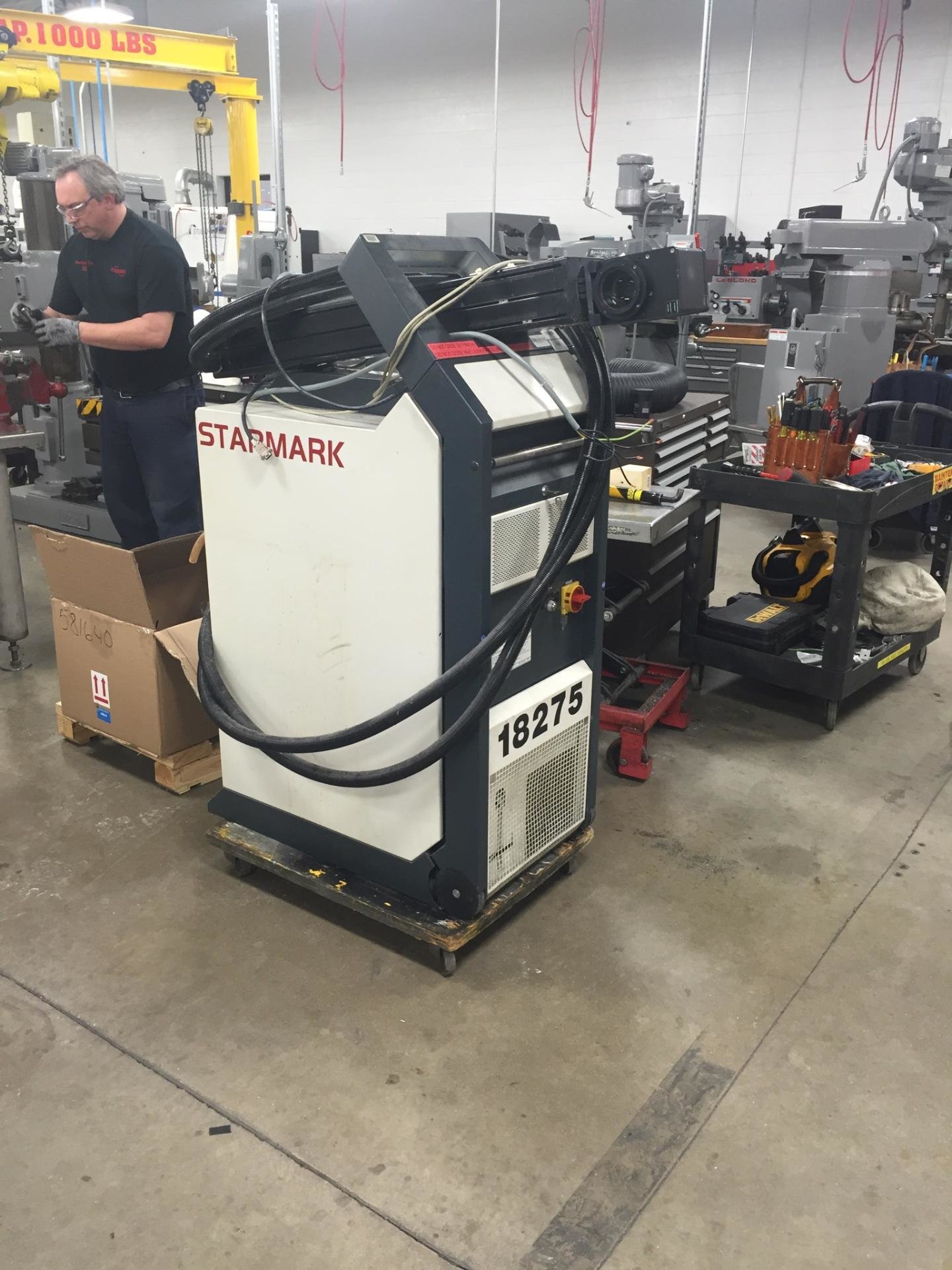 65 Watt Starmark Rofin Baasel Yag Laser Marking Machine Engraver For Sale 65wattrofinlaser